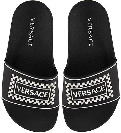 versace badslippers zwart|Gianni Versace.